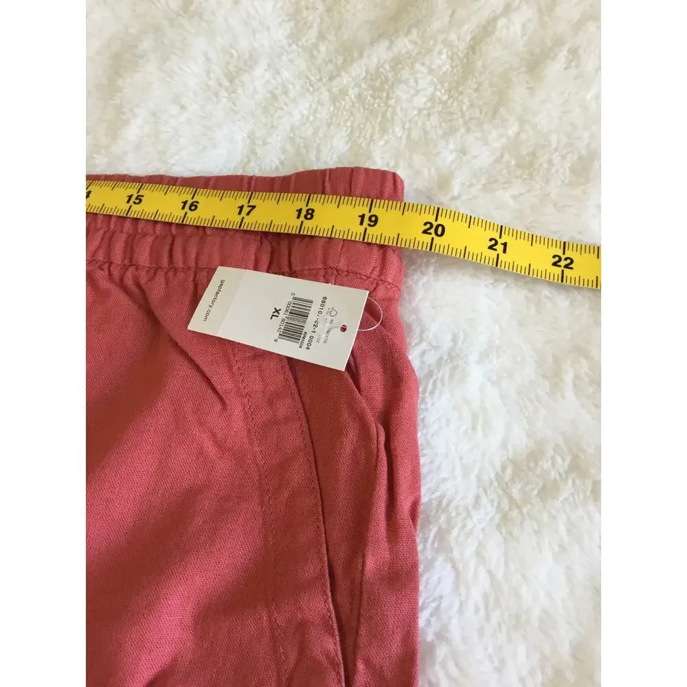 GAP Factory Orange Desert Flower Pull-On Utility Shorts - Picture 15 of 16